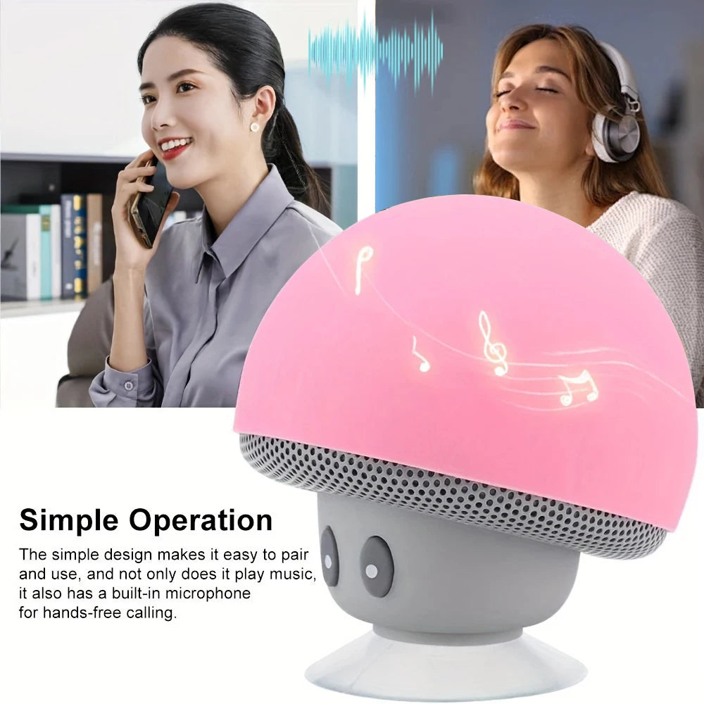 Mini Mushroom Speaker – Cute Design, Great Sound Quality