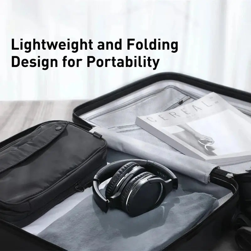 D02 Pro Headphones – Wireless, 50H Battery, Comfort Fit