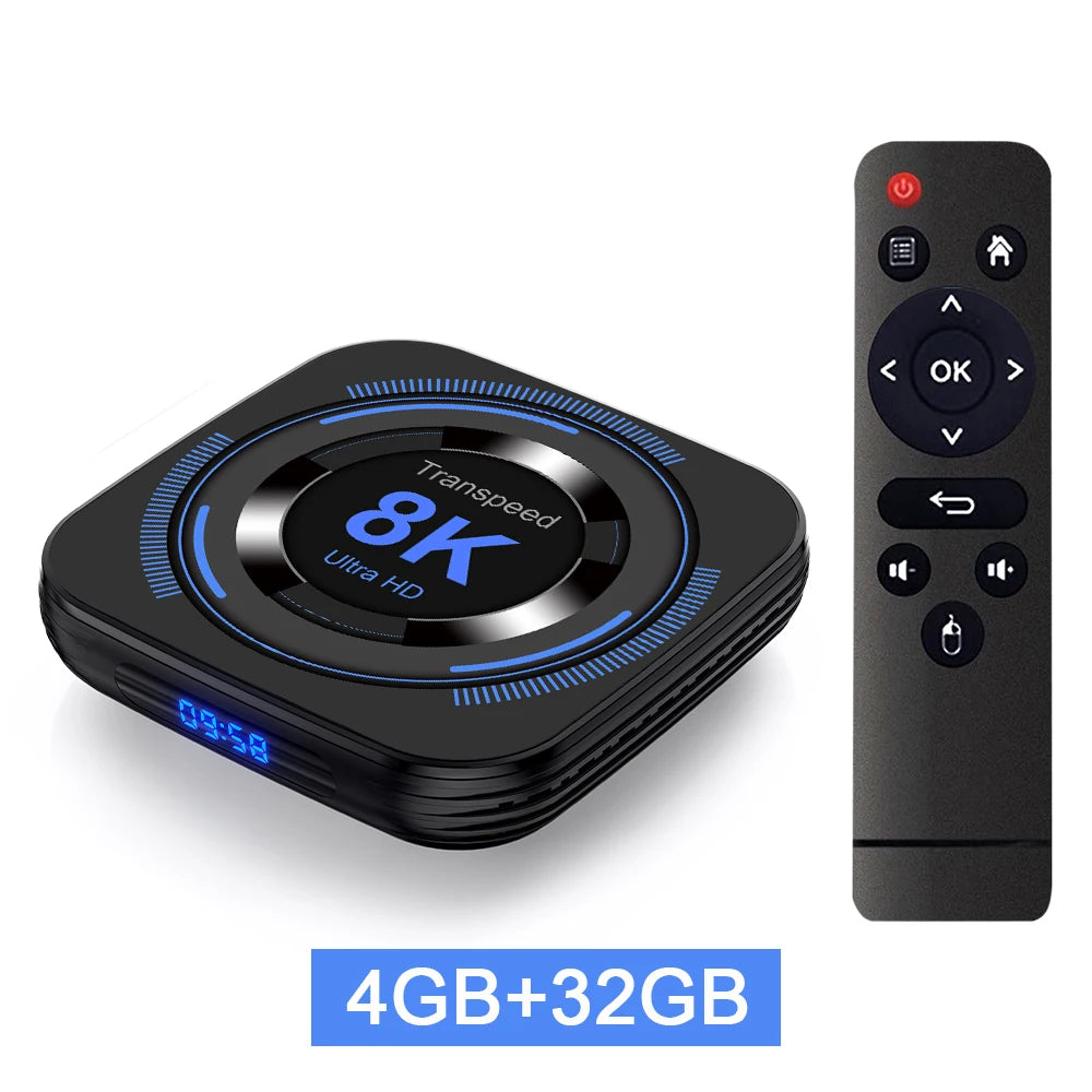 Android 12 TV BOX - 4k UHD, Dual Wi-Fi