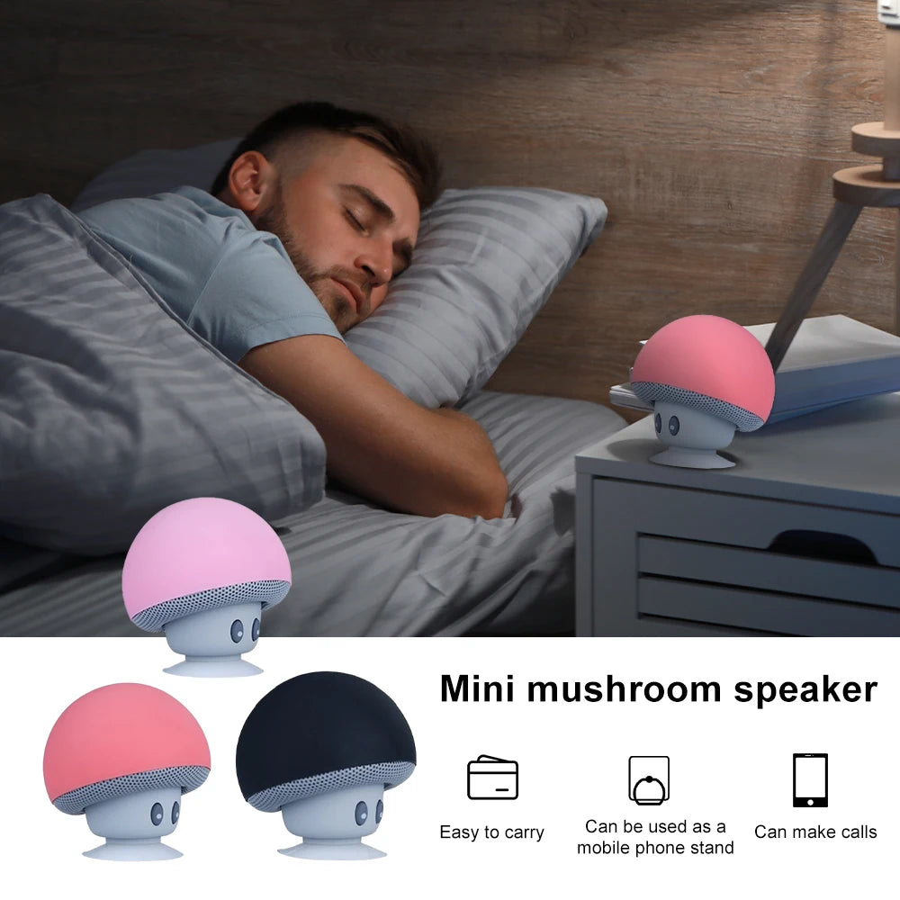 Mini Mushroom Speaker – Cute Design, Great Sound Quality