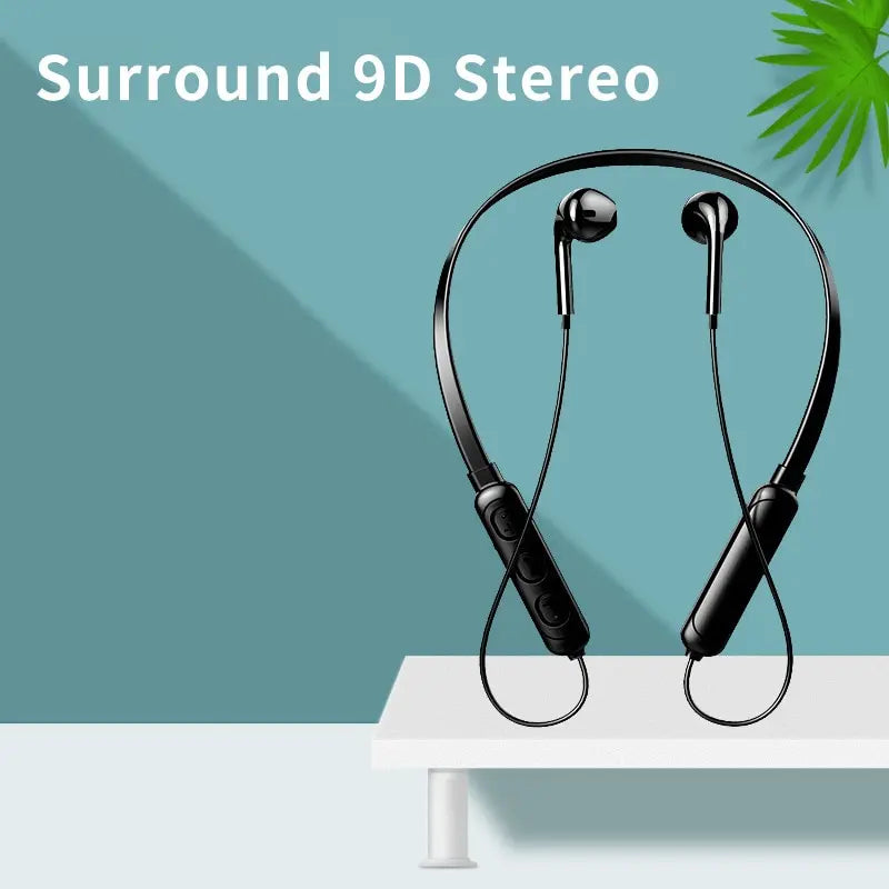 Neckband Headset – 9D Stereo, Bluetooth 5.0