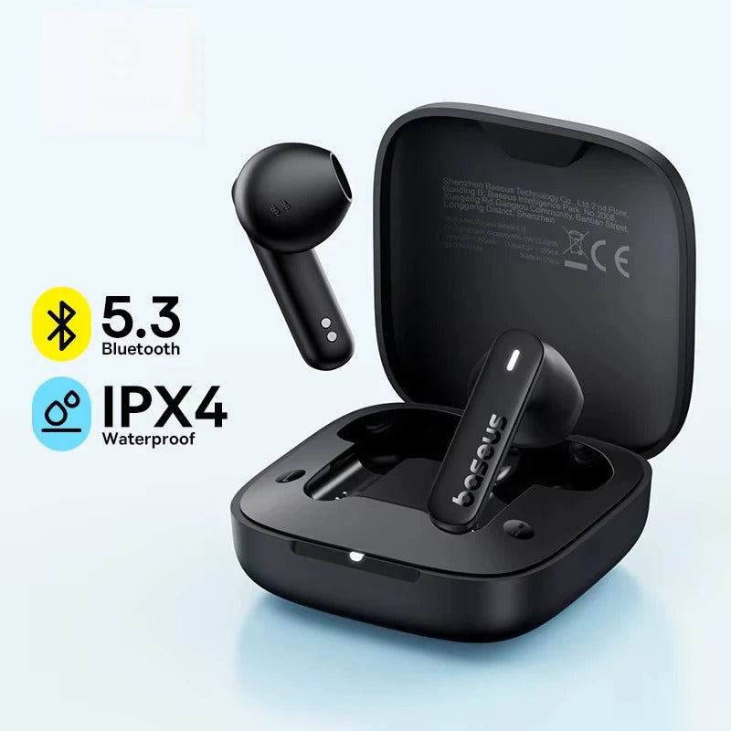 E16 Wireless Earbuds – Bluetooth 5.3, 30H Battery