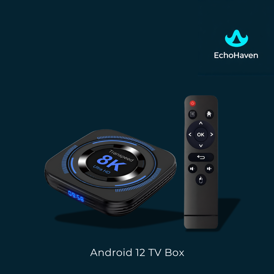 Android 12 TV BOX - 4k UHD, Dual Wi-Fi