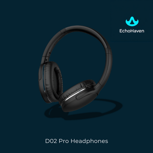 D02 Pro Headphones – Wireless, 50H Battery, Comfort Fit